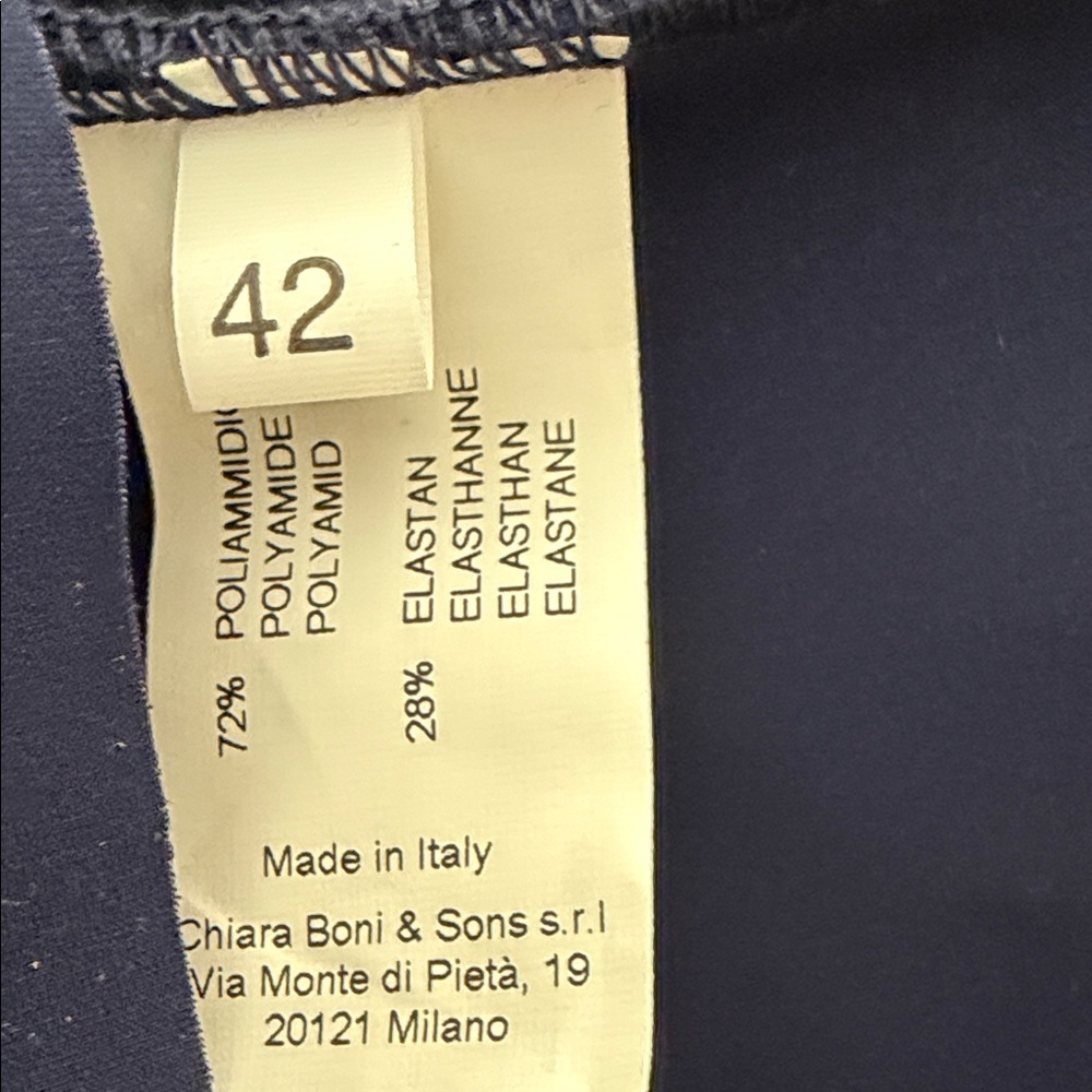 NWT Chiara Boni La Petite Robe - Navy Dress - Picture 8 of 9